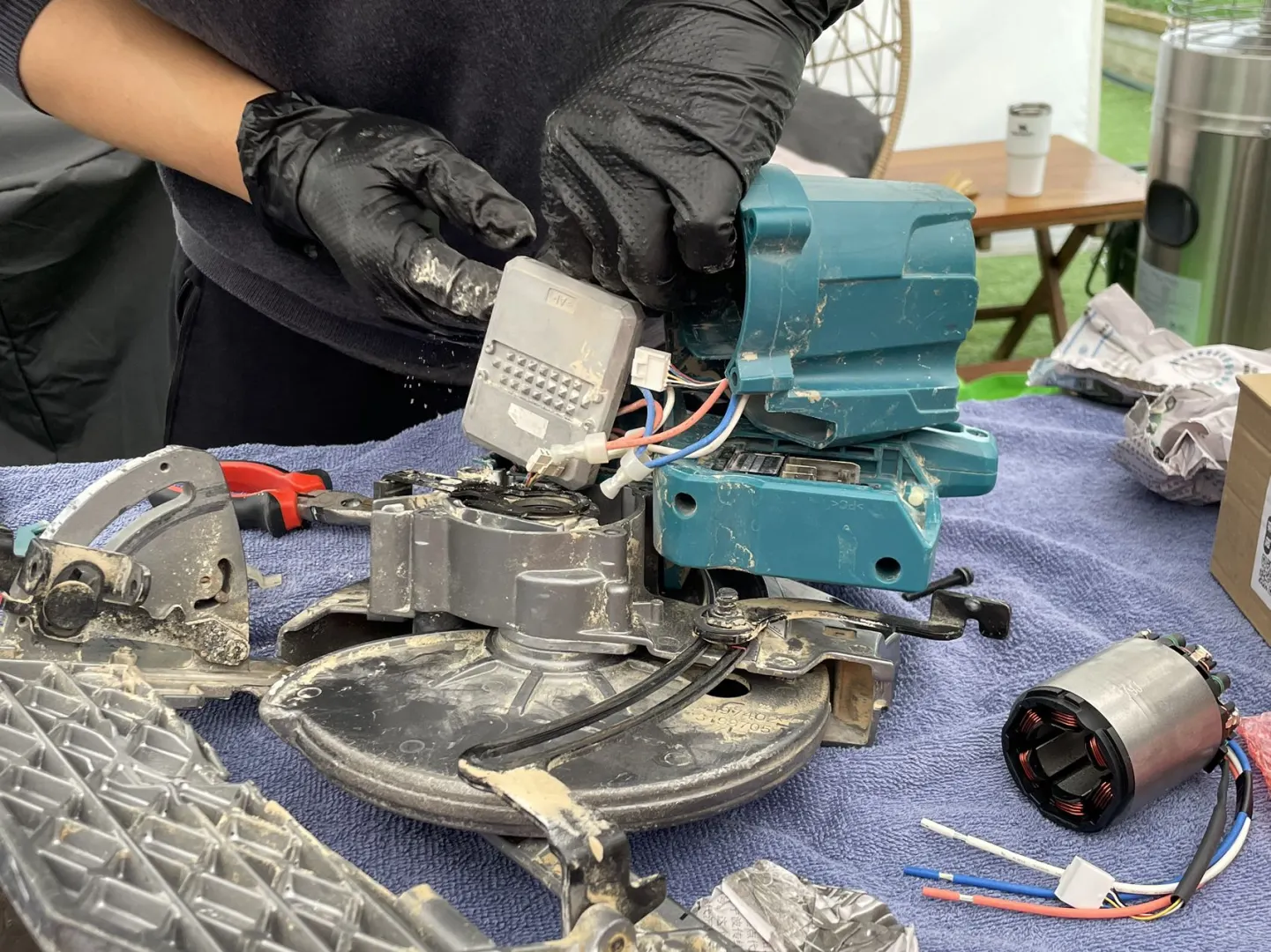 Makita XGT 185mm 圆锯进水维修