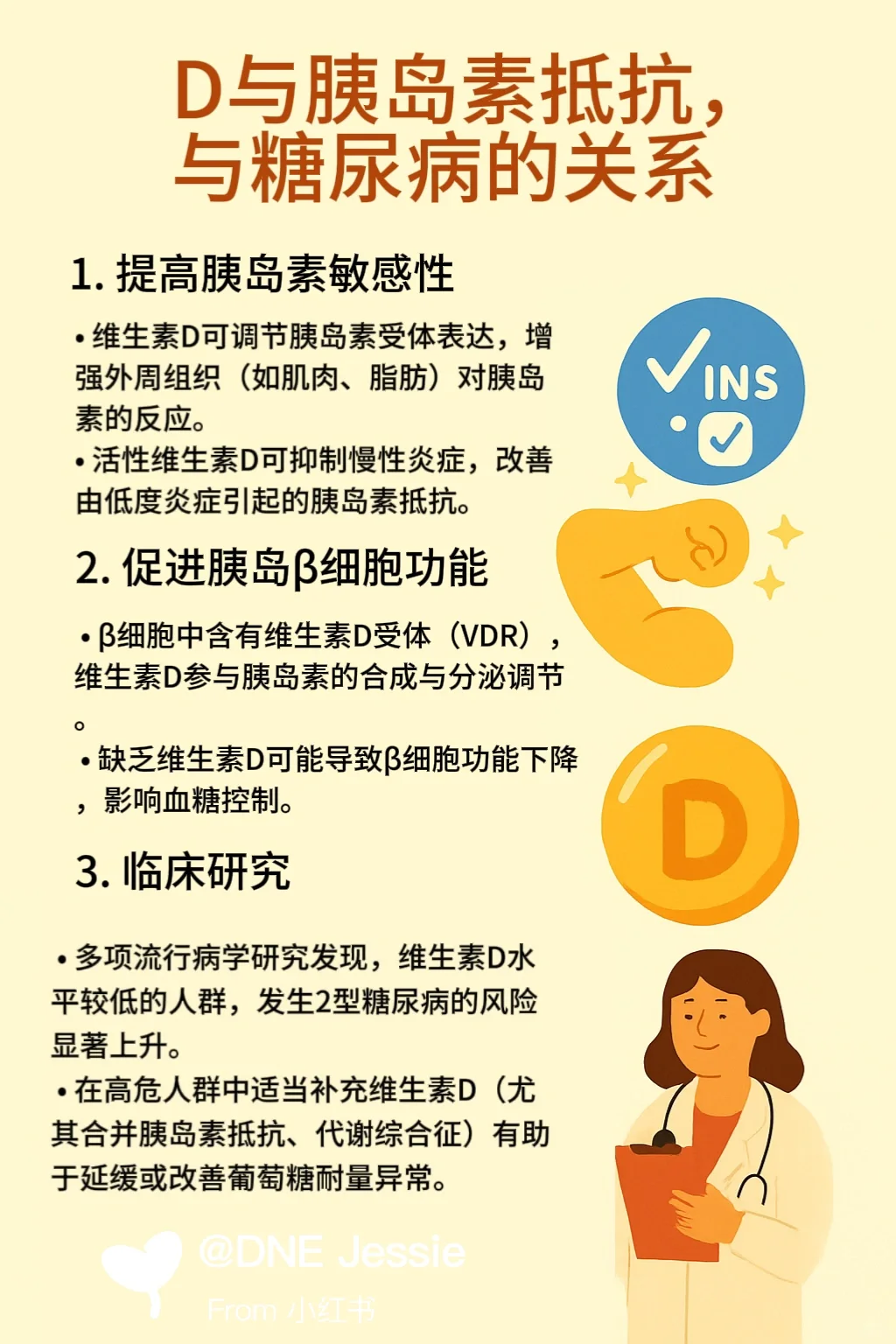 一图了解维生素D！