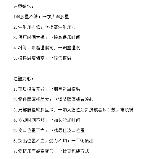 昨天去面试被问了这几个注塑问题