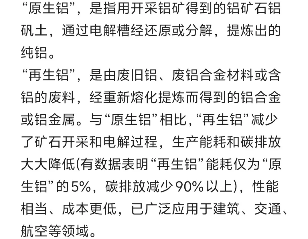 再生铝：门窗劣质低价的锅我不背！