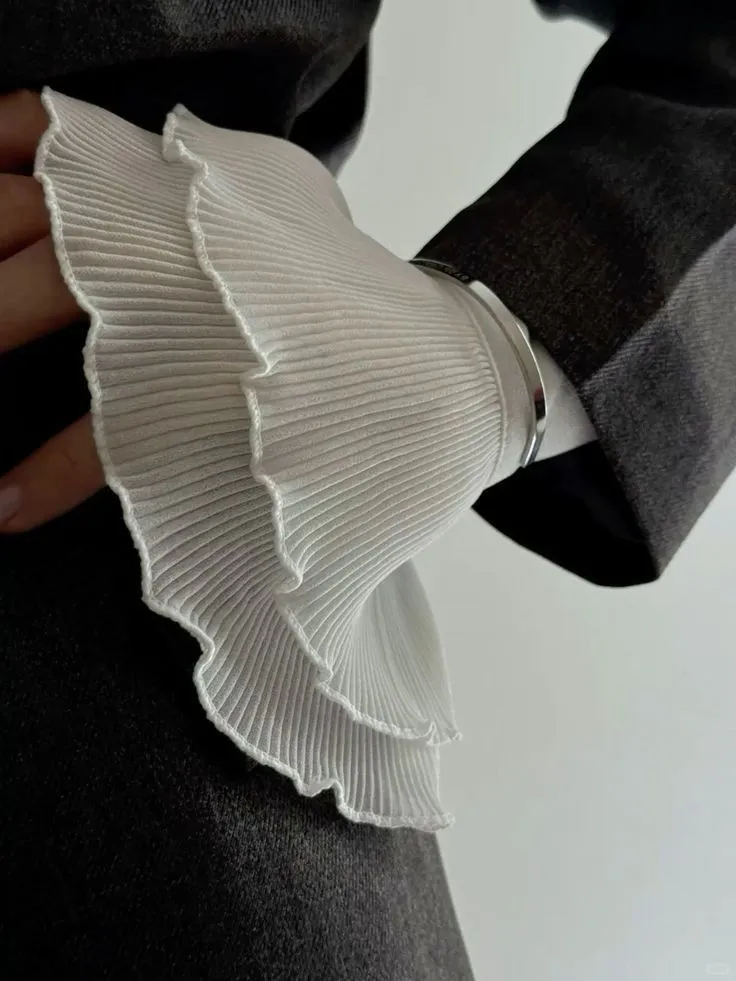 扇形袖子——动感褶皱种类分享