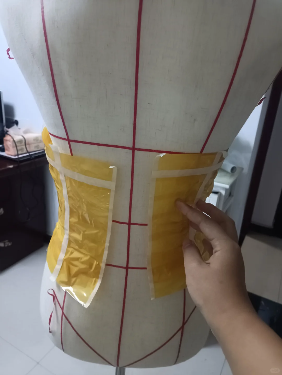 【亲测超精准简单！胶带立体剪裁法?】