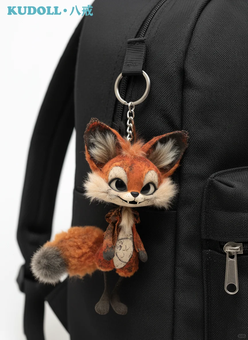 这只狐狸毛绒外表包着坏笑的灵魂