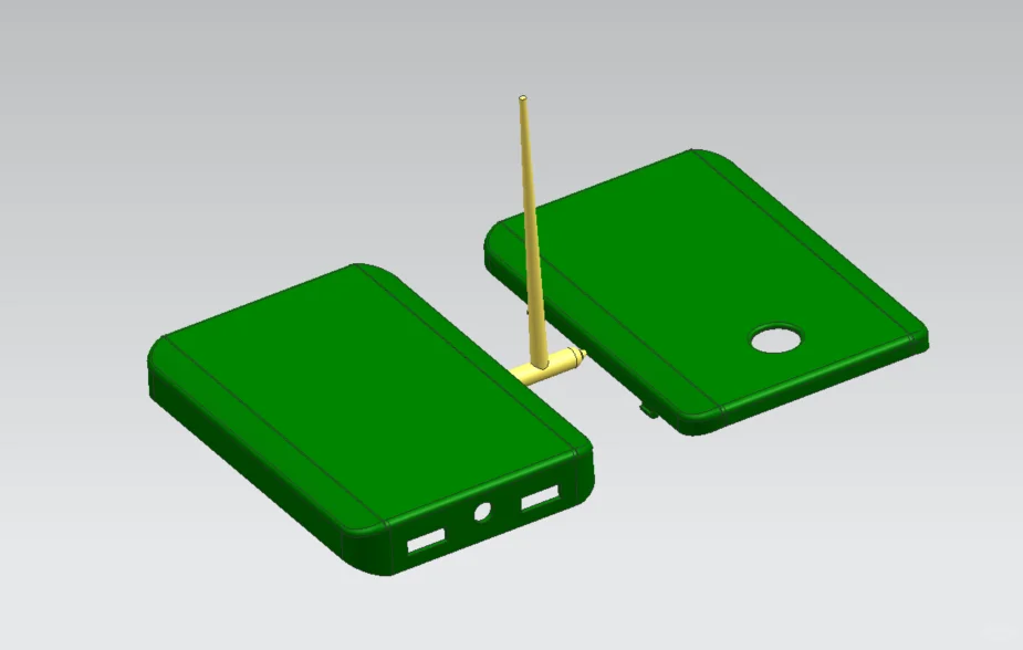 便携式充电宝上下盖注塑模具设计