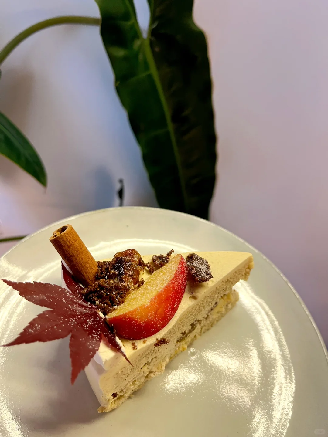 一口沦陷！石家庄纺织街肉桂苹果蛋糕必冲