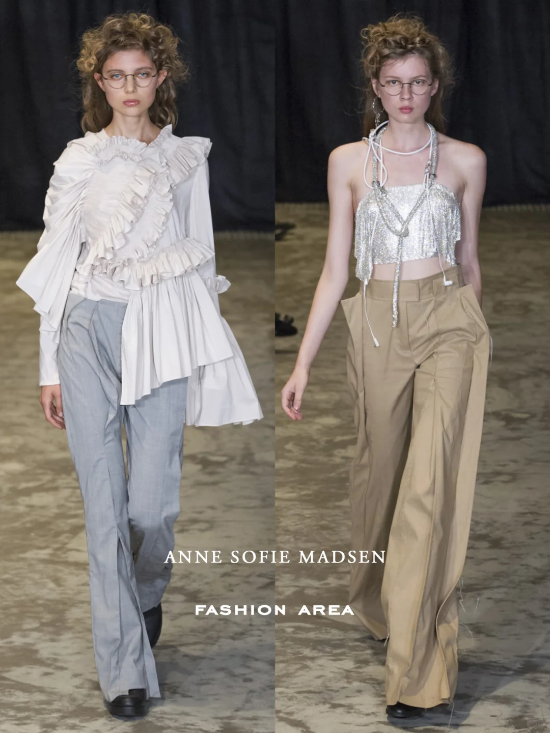 Anne Sofie Madsen 2017SS|鬼才拼接和褶皱