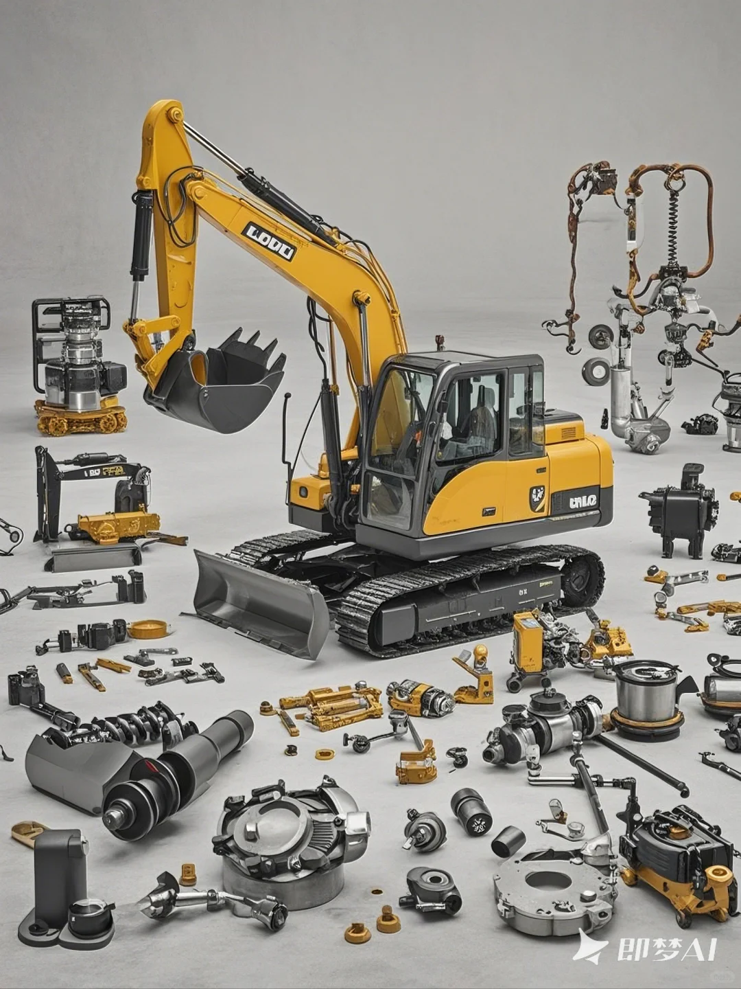 拆解｜挖掘机