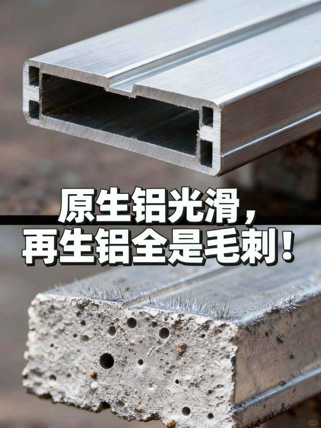 ?别再被骗!一秒分清原生和再生铝
