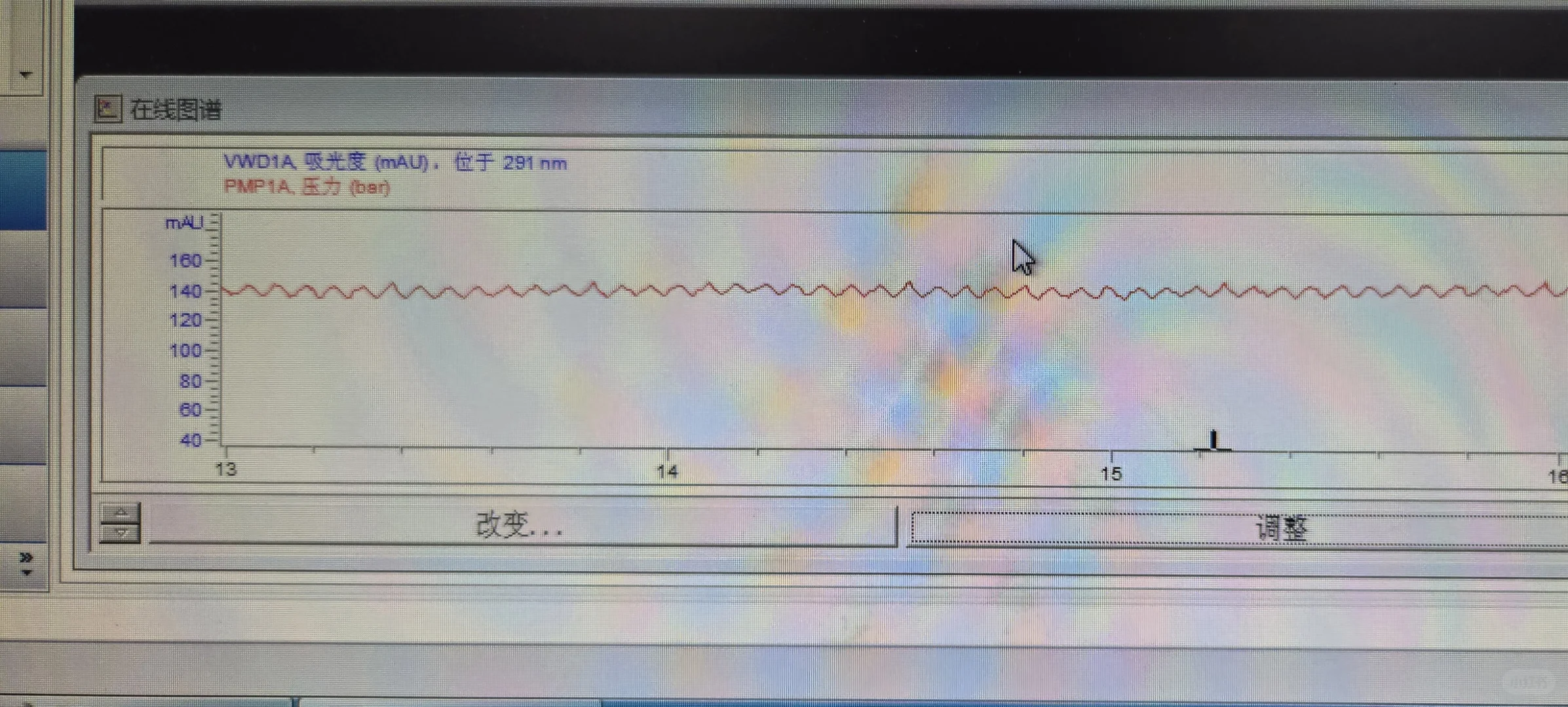 在线求助液相大神，泵压力一直不稳
