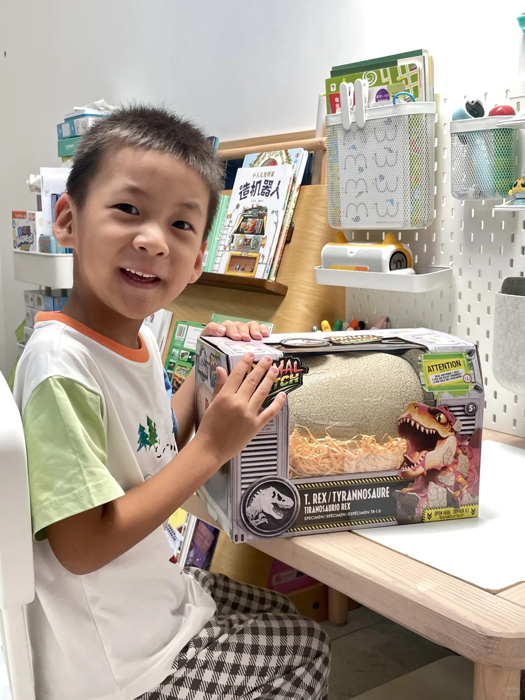 今年五岁生日 孵化了一只侏罗纪霸王龙?