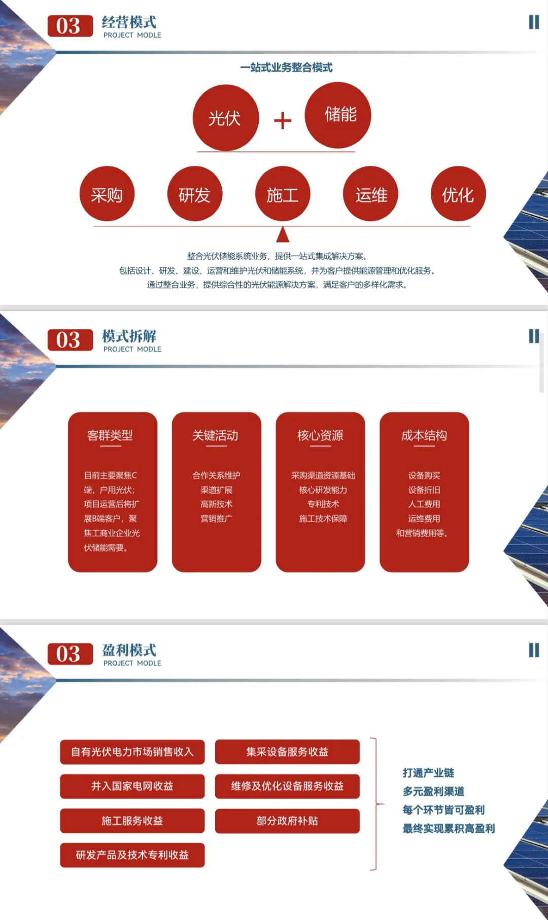 案例分享｜光伏储能发电一站式服务项目计划