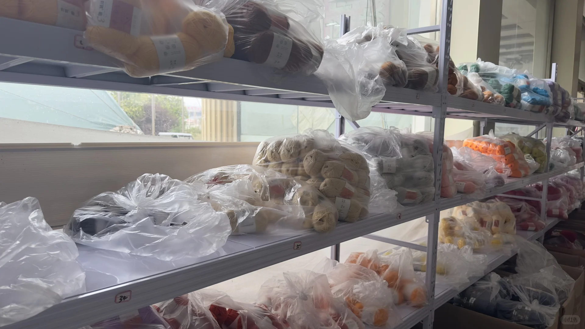 在蠡县的毛线市场逛得不知天地为何物了