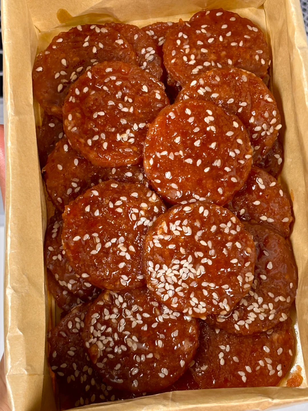 和爸妈商量后，决定一斤潮汕猪肉脯35，200份