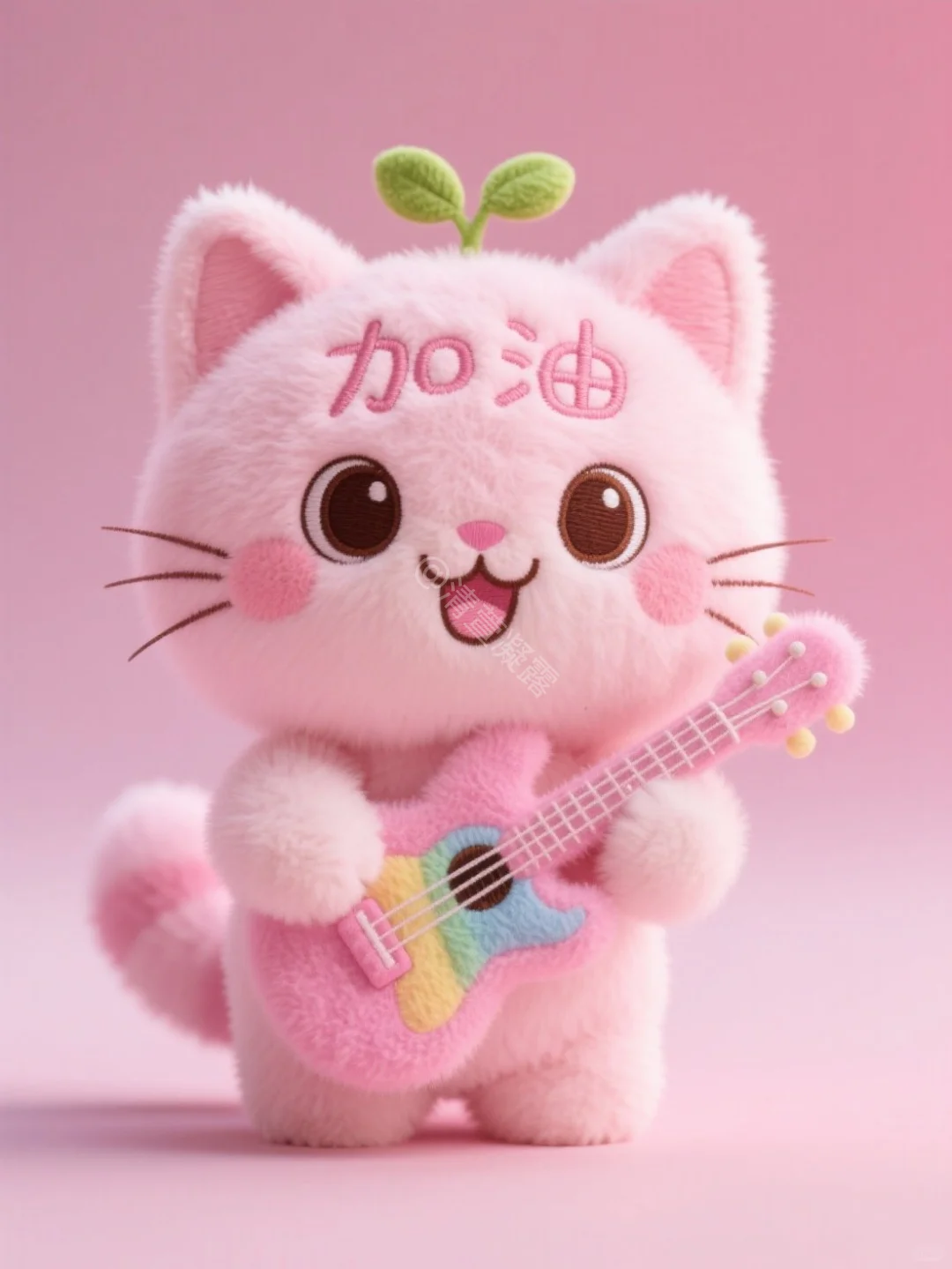 ?多款式可爱毛绒吉他猫咪，萌化了✨