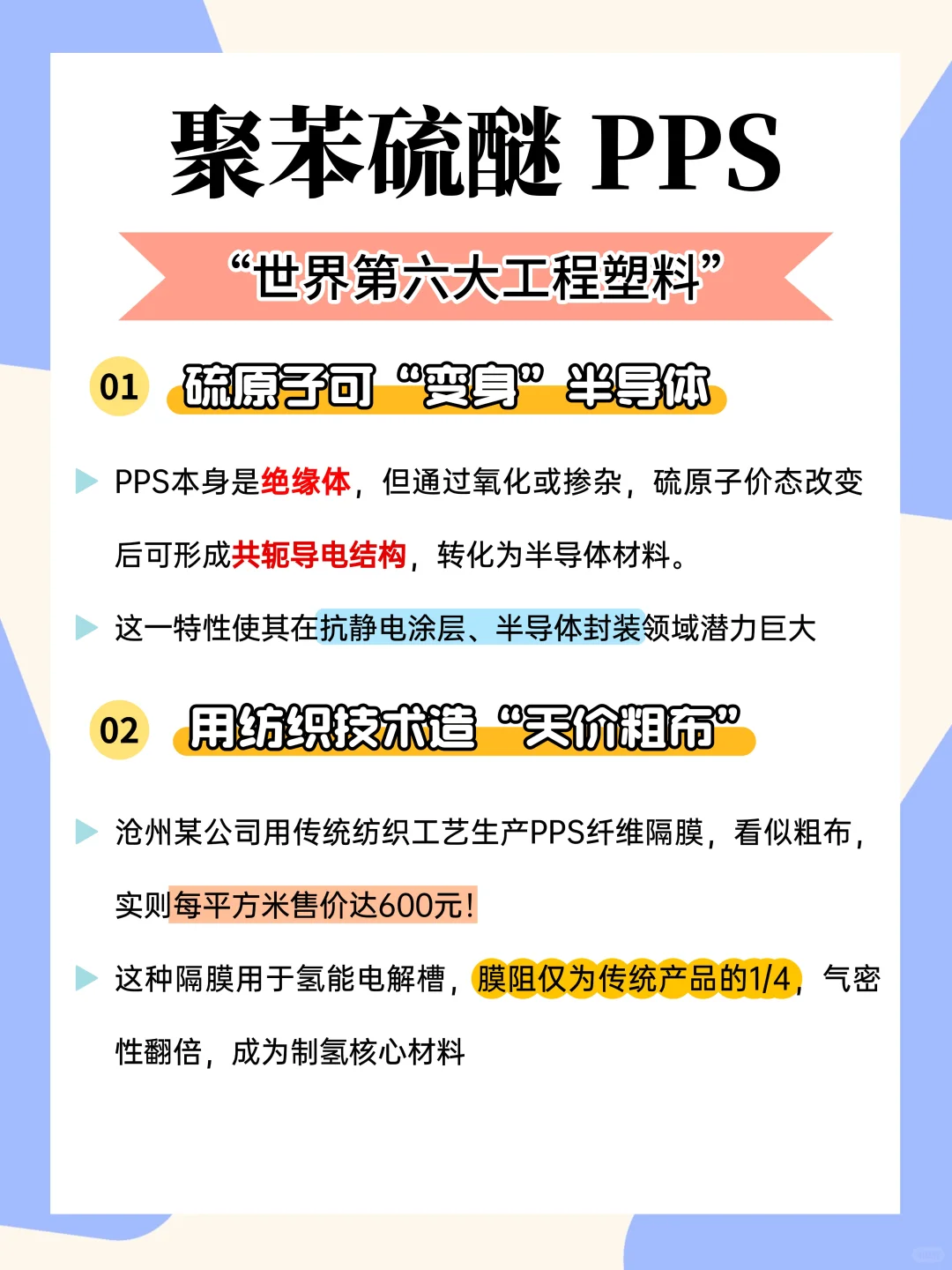 聚苯硫醚，在业内享有“塑料黄金”之称！