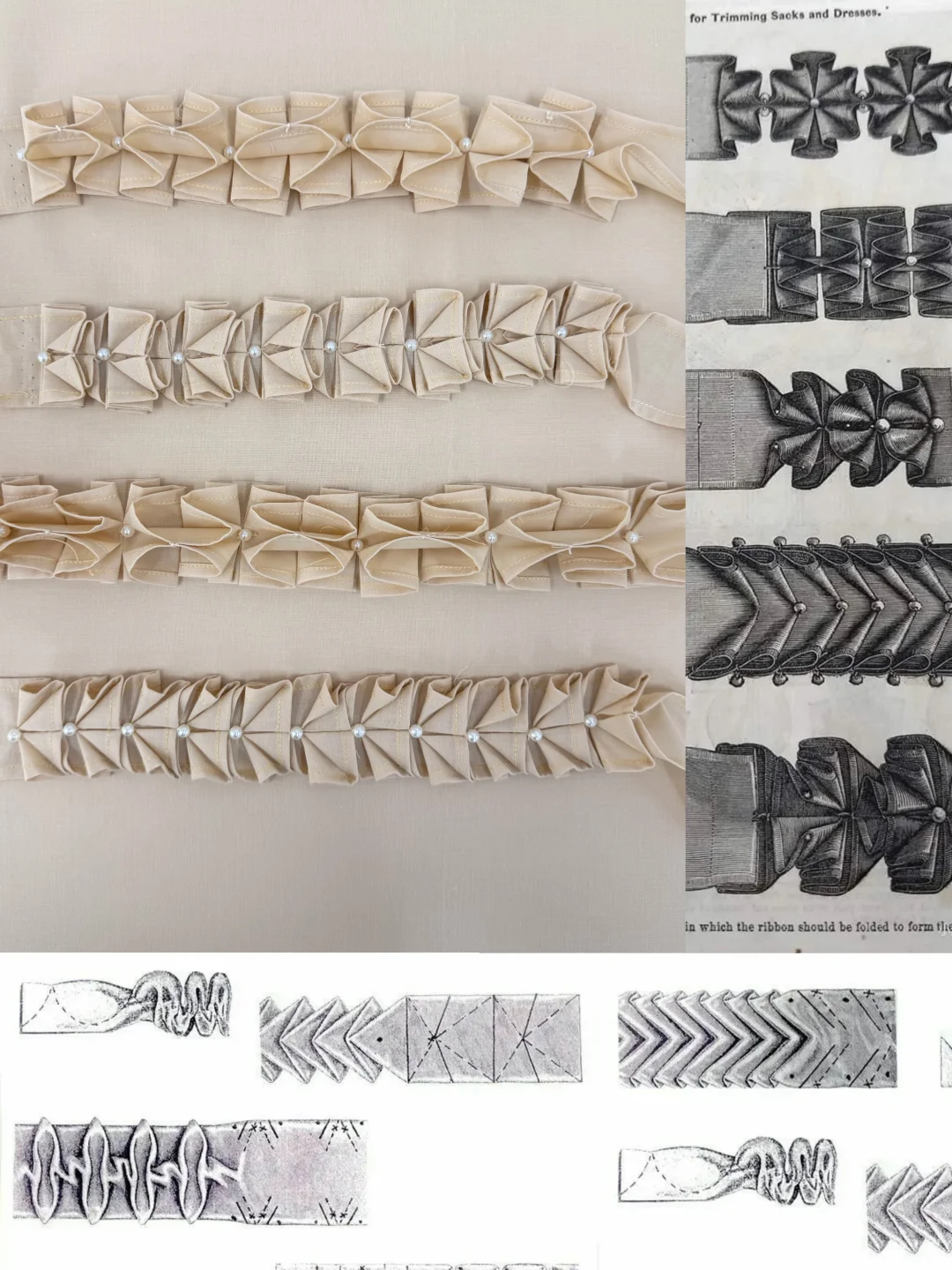面料改造｜褶皱花边及做法教程❗