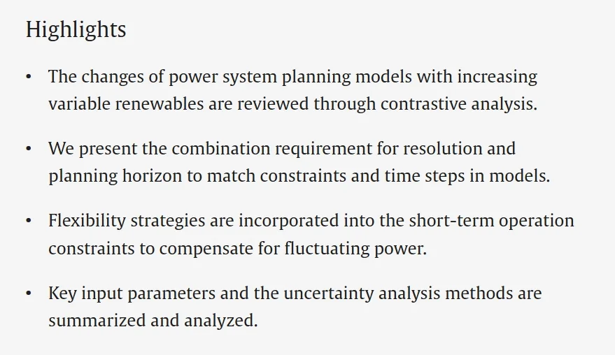 ? 高比例可再生能源电力系统规划
