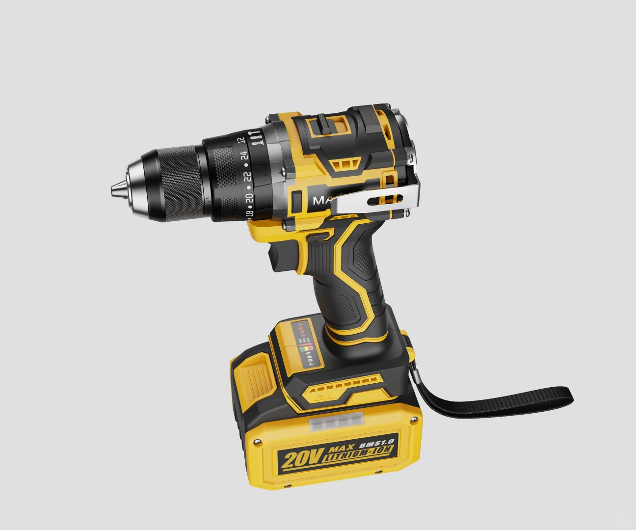 手电钻设计渲染