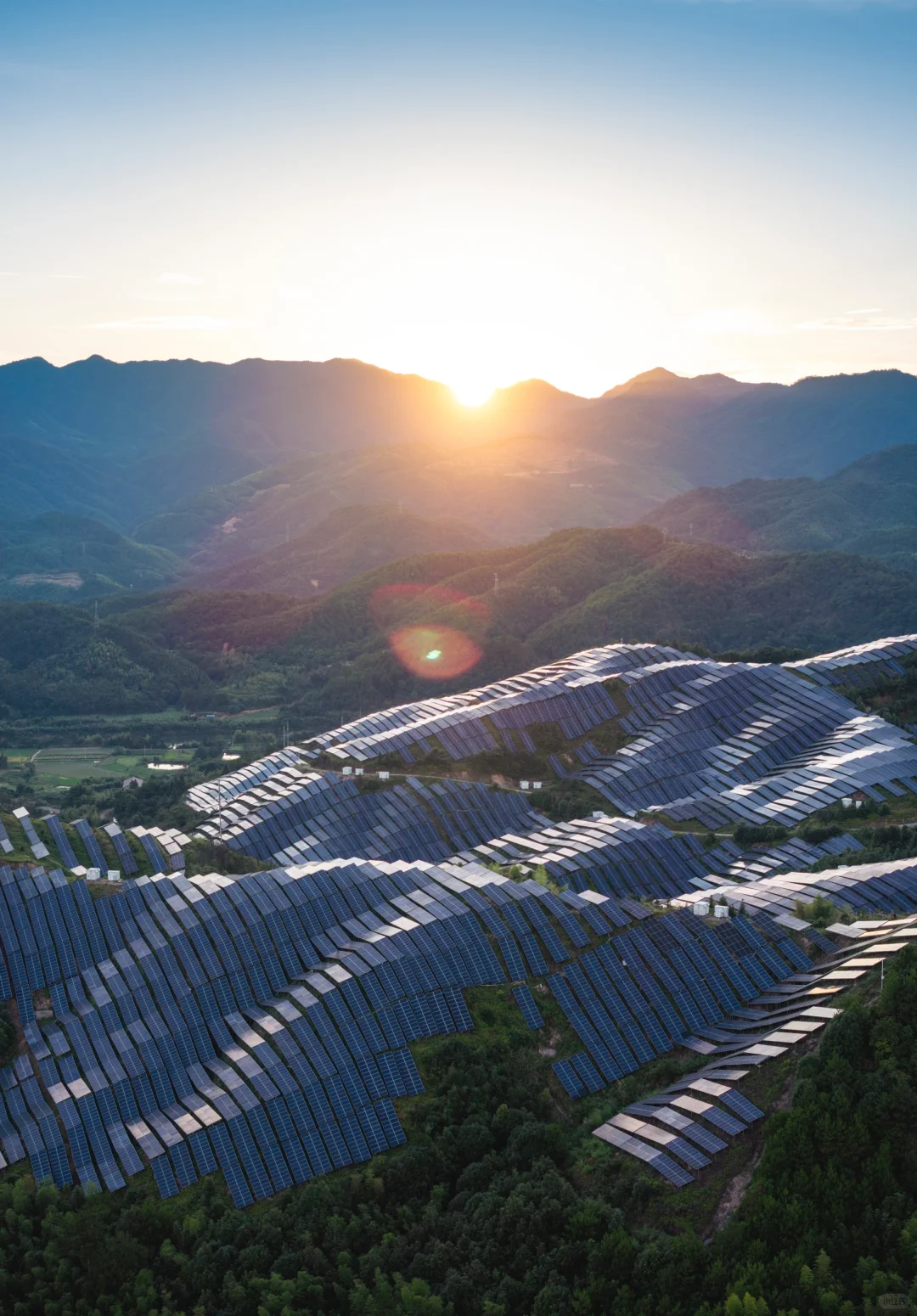 太阳能光伏发电站拍摄