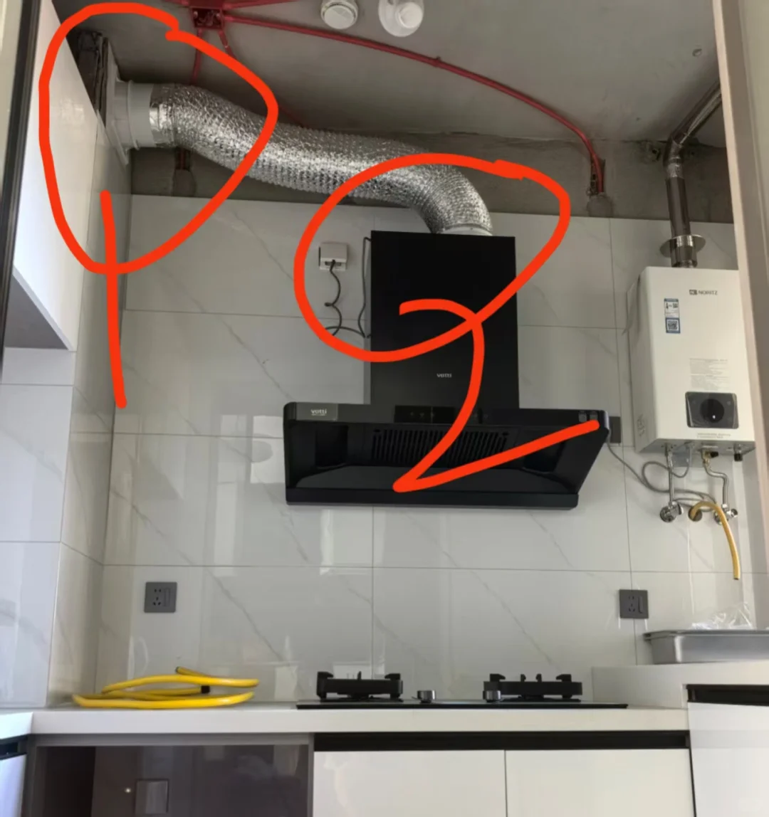 关于油烟机带不带止逆阀，搞不清楚请进