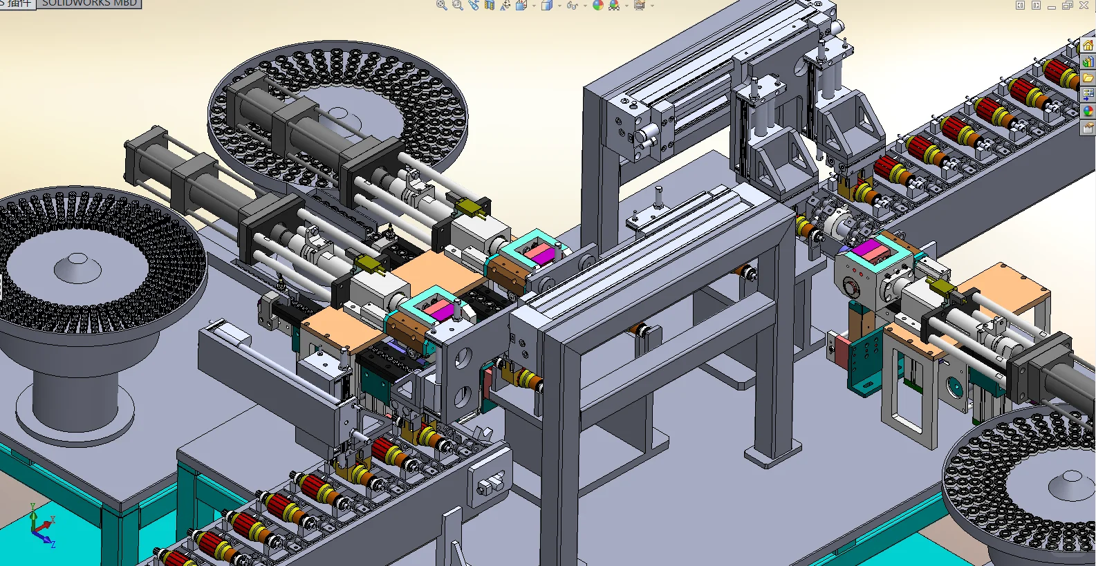 机械设计复盘：双工位自动装配生产线