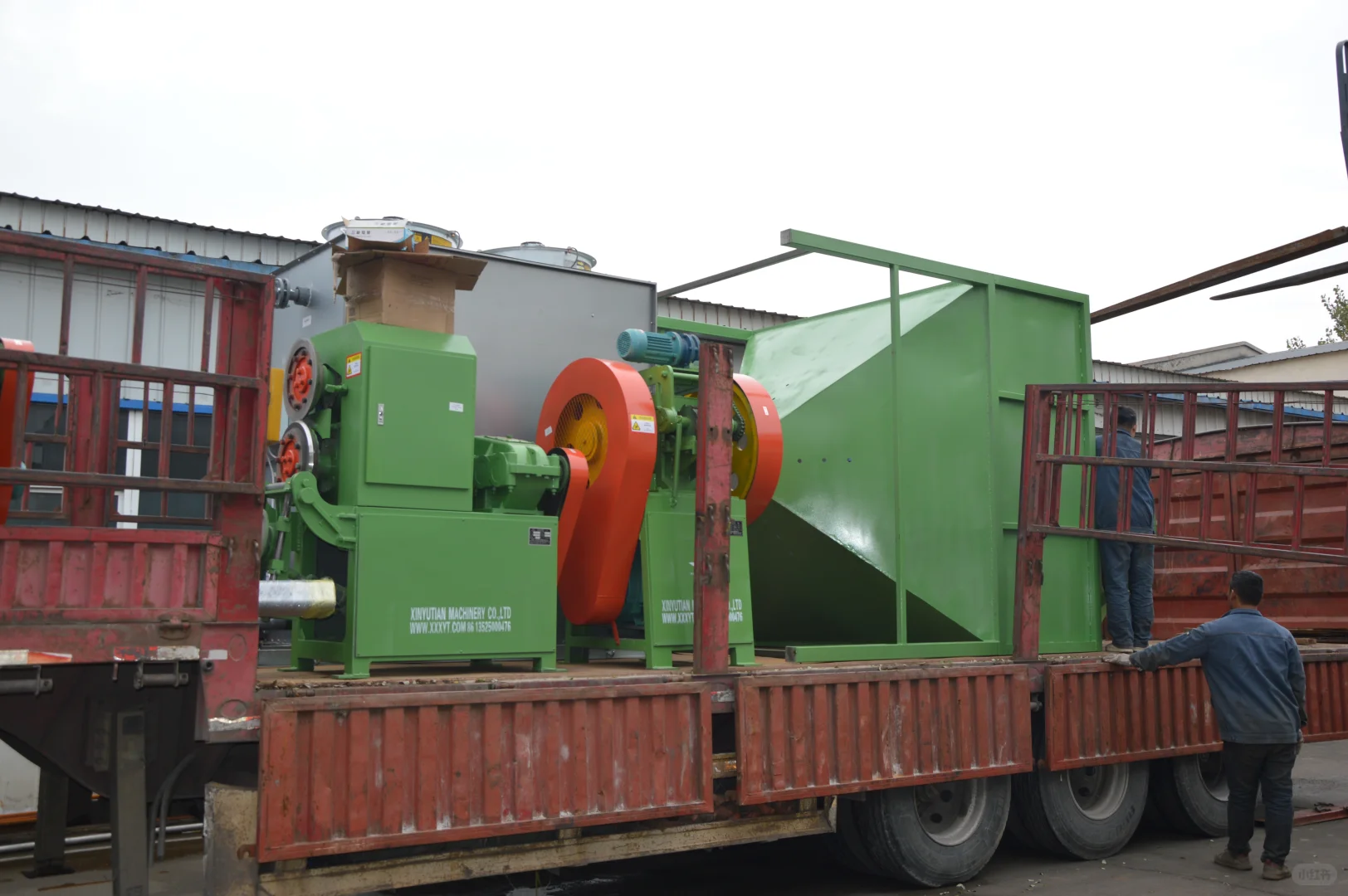 “中国制造”实力强，轮胎胶粉设备出口印度