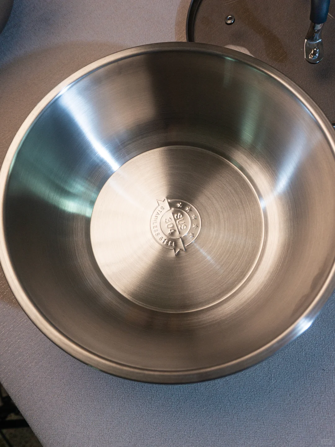 真正的304不锈钢盆，特厚