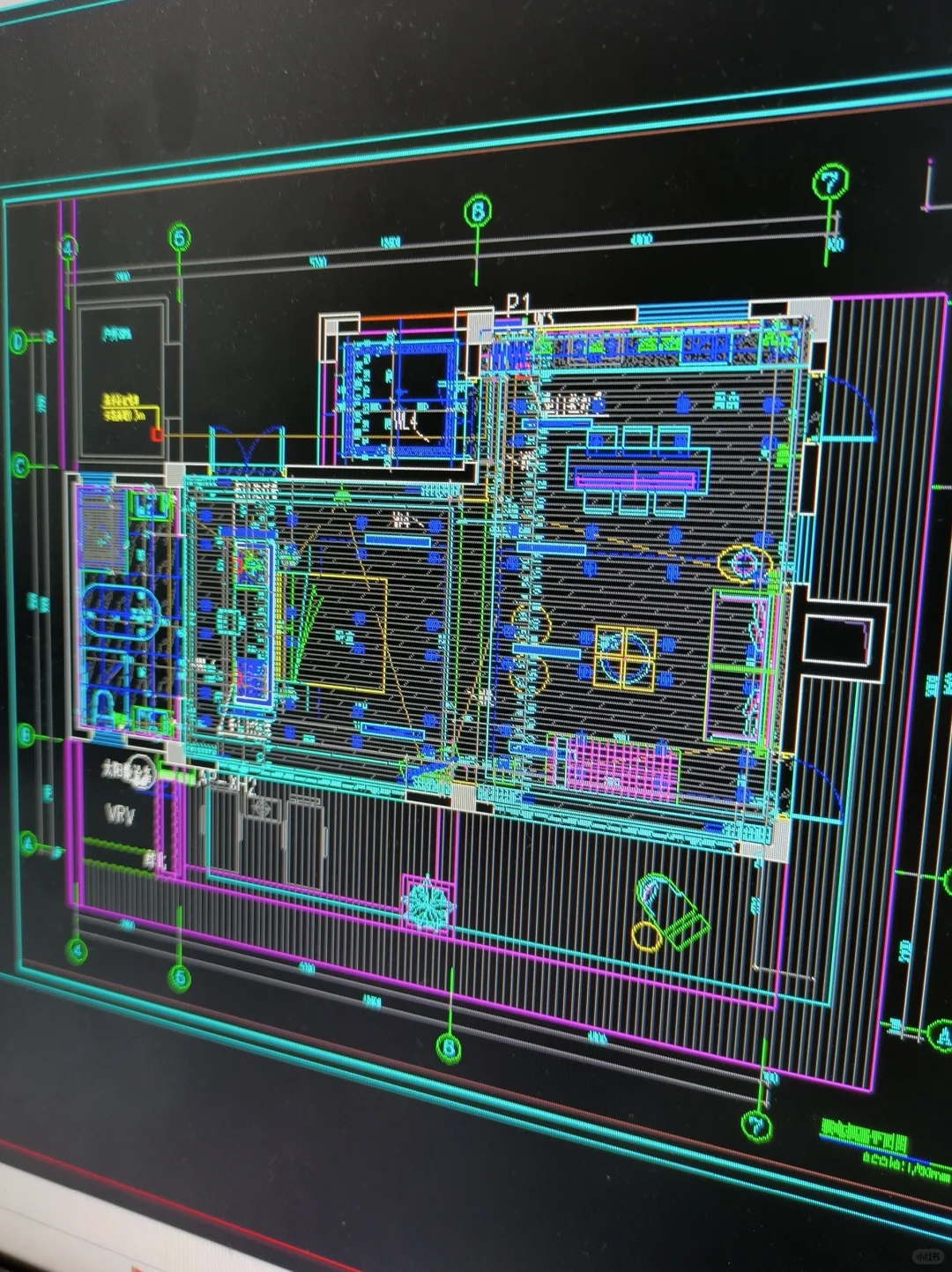 电器系统设计-配电系统CAD图纸