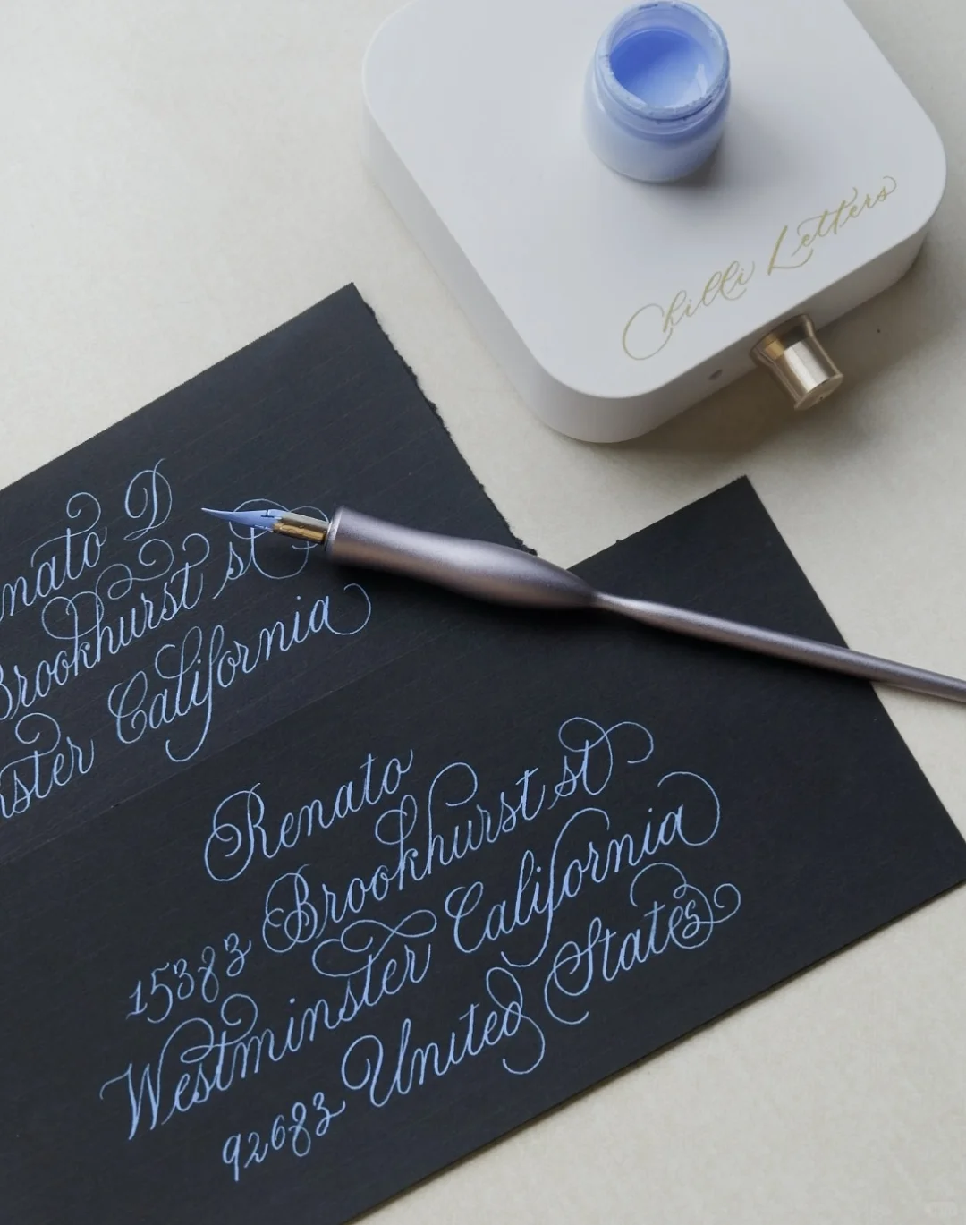 尝试新墨水和搅拌器✨