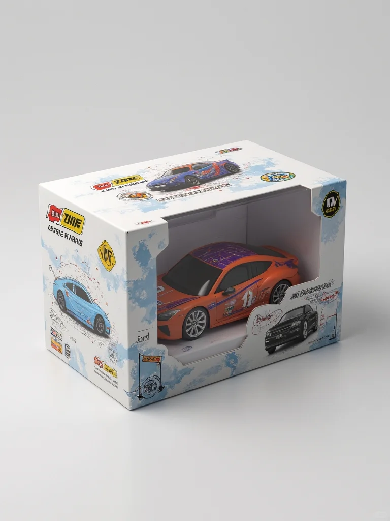 一系列花里胡哨的彩盒形状图适合各类玩具