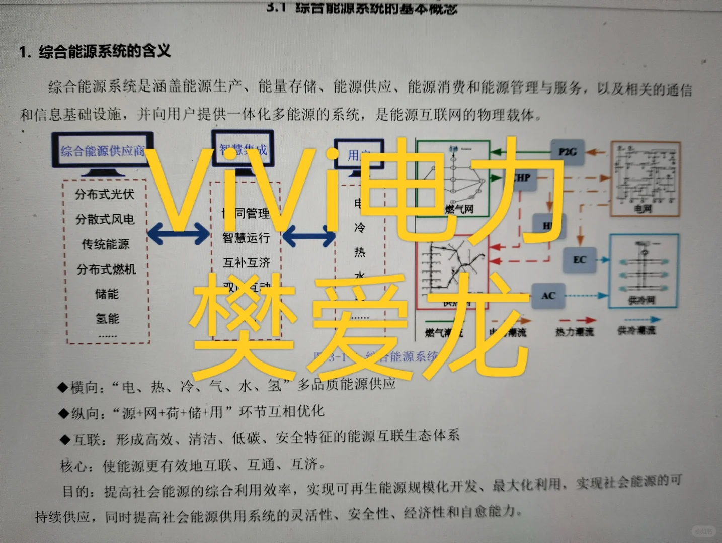 国网研究生《新型电力系统之综合能源系统》