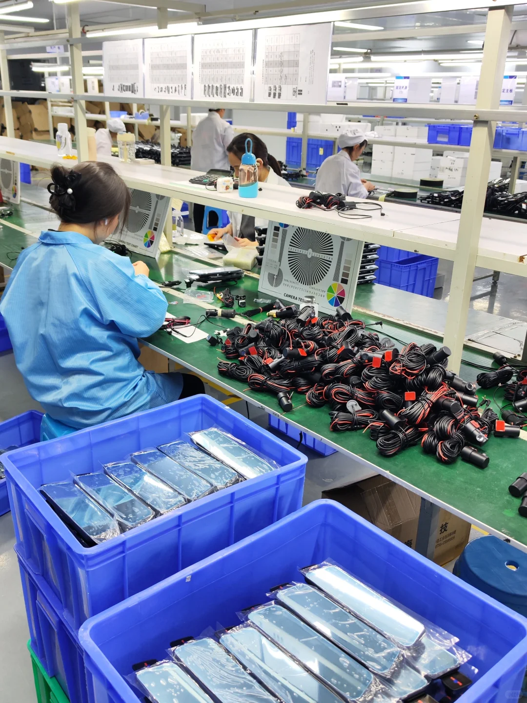 记录行车记录仪生产线的一天