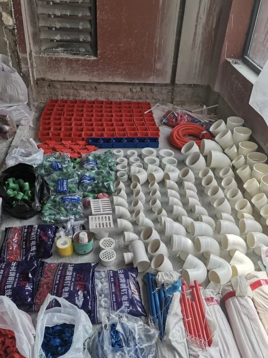 材料进场，整整齐齐真好看?