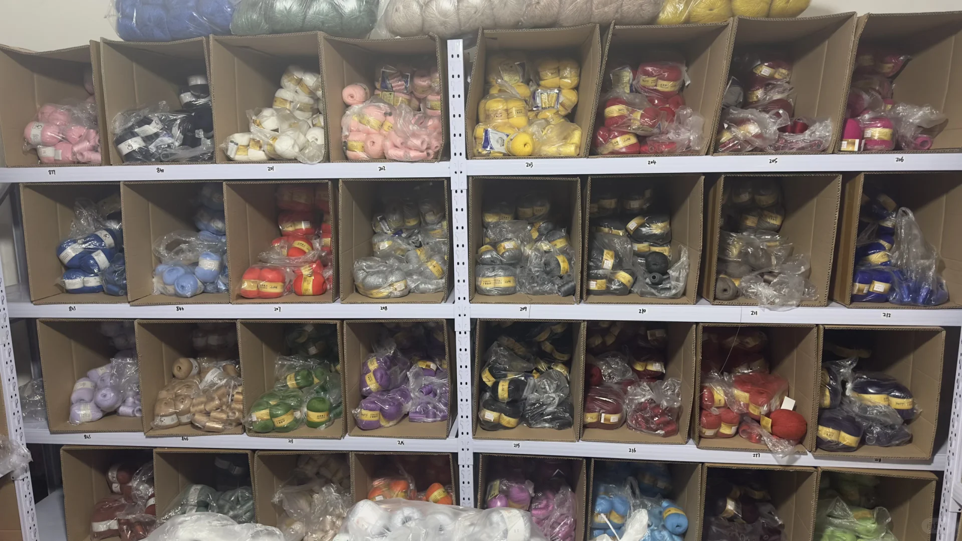 在蠡县的毛线市场逛得不知天地为何物了