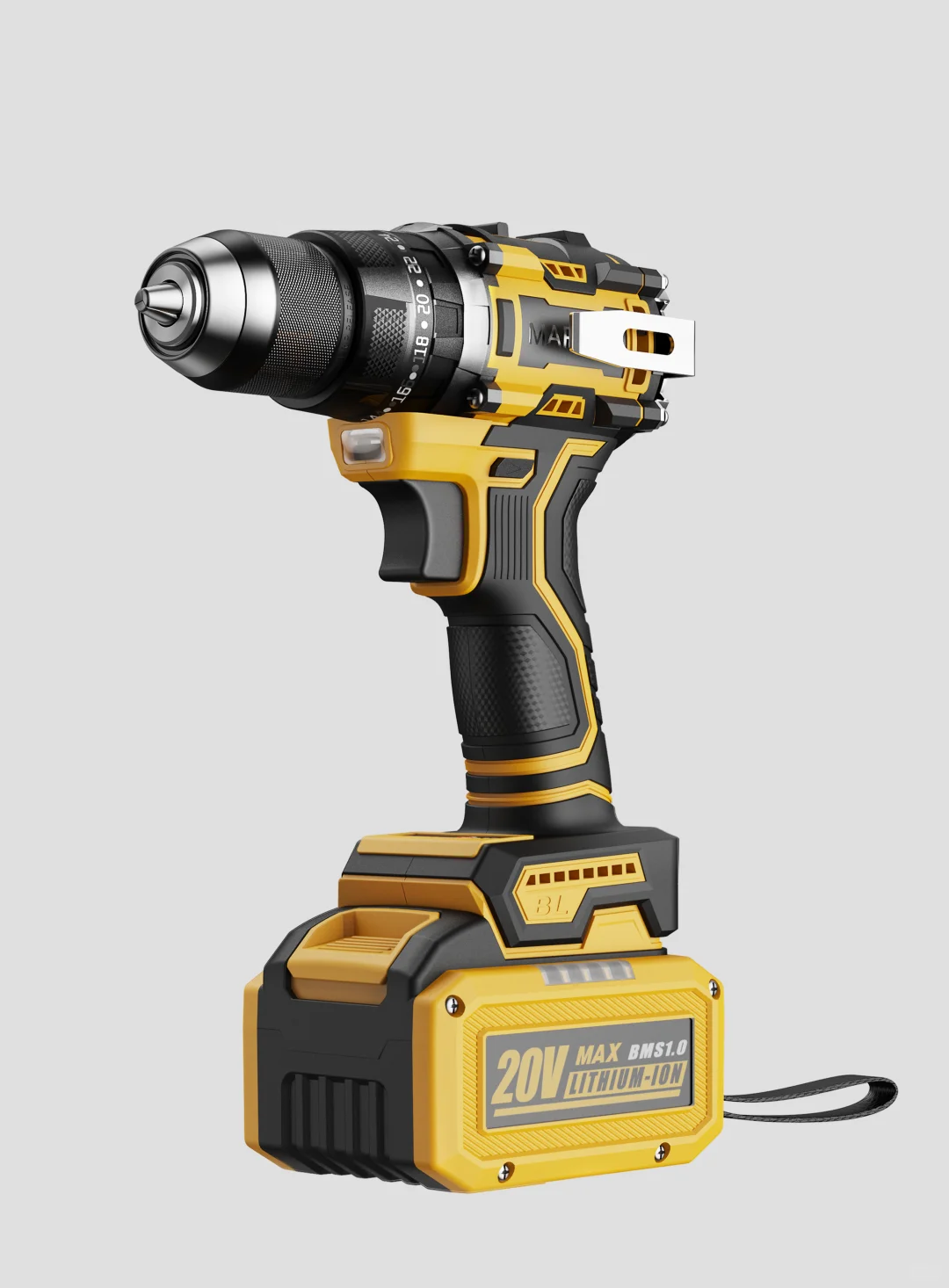 手电钻设计渲染