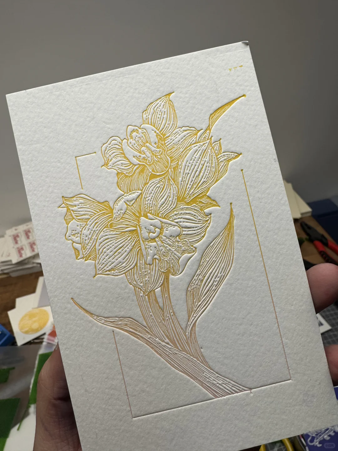 一些关于渐变的压印质感