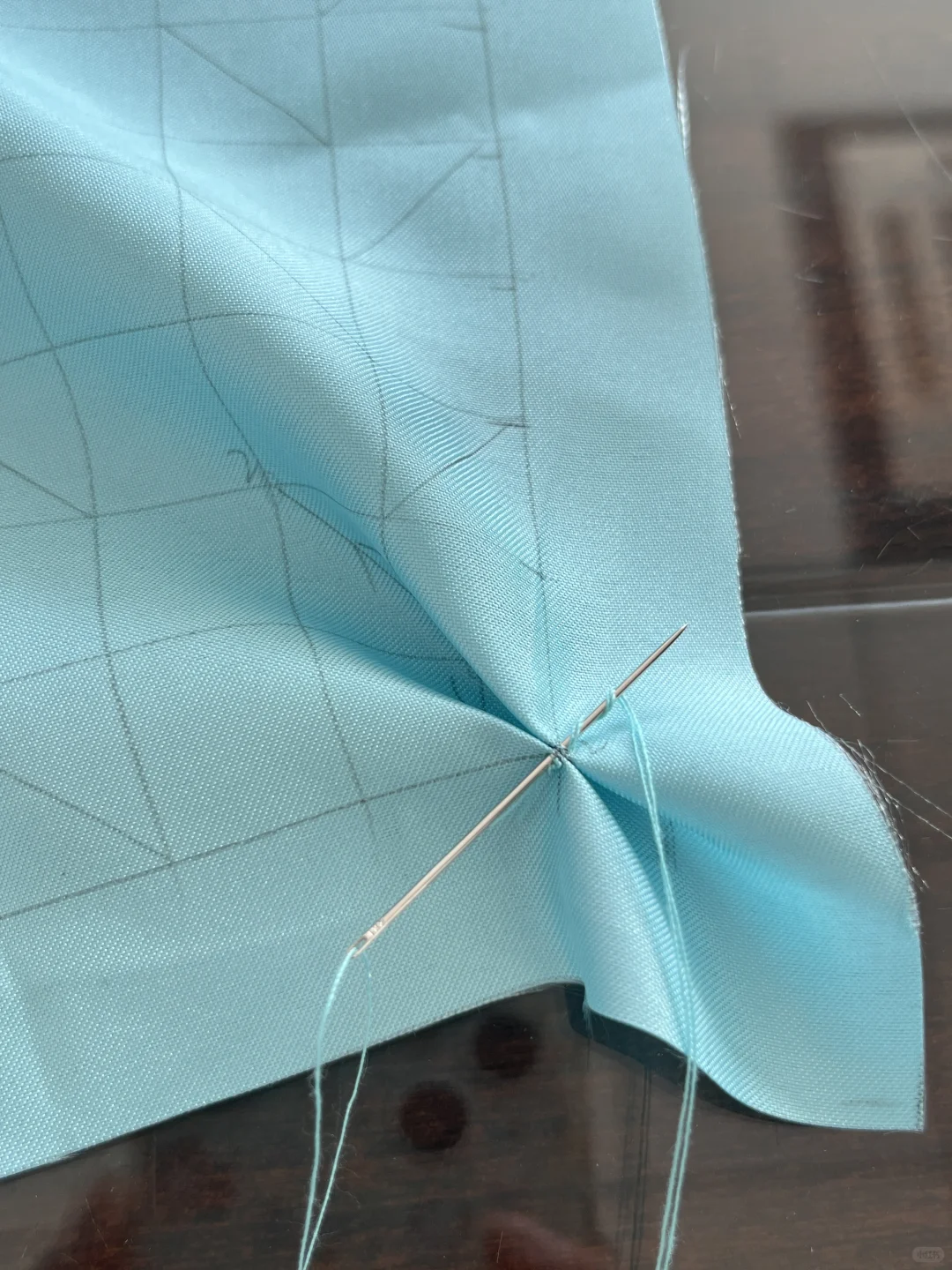 ?面料再造肌理鱼尾褶✨