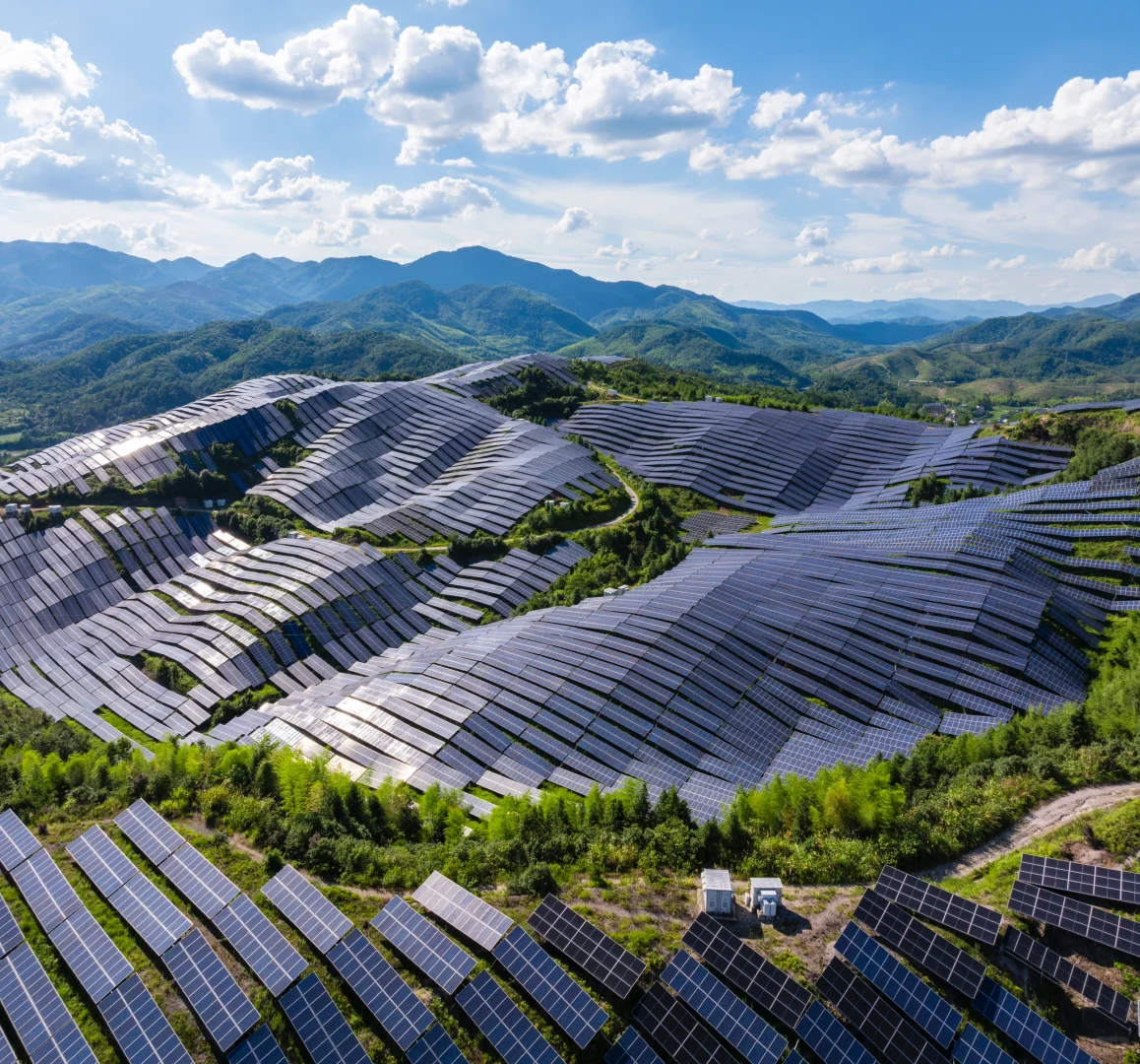 太阳能光伏发电站拍摄