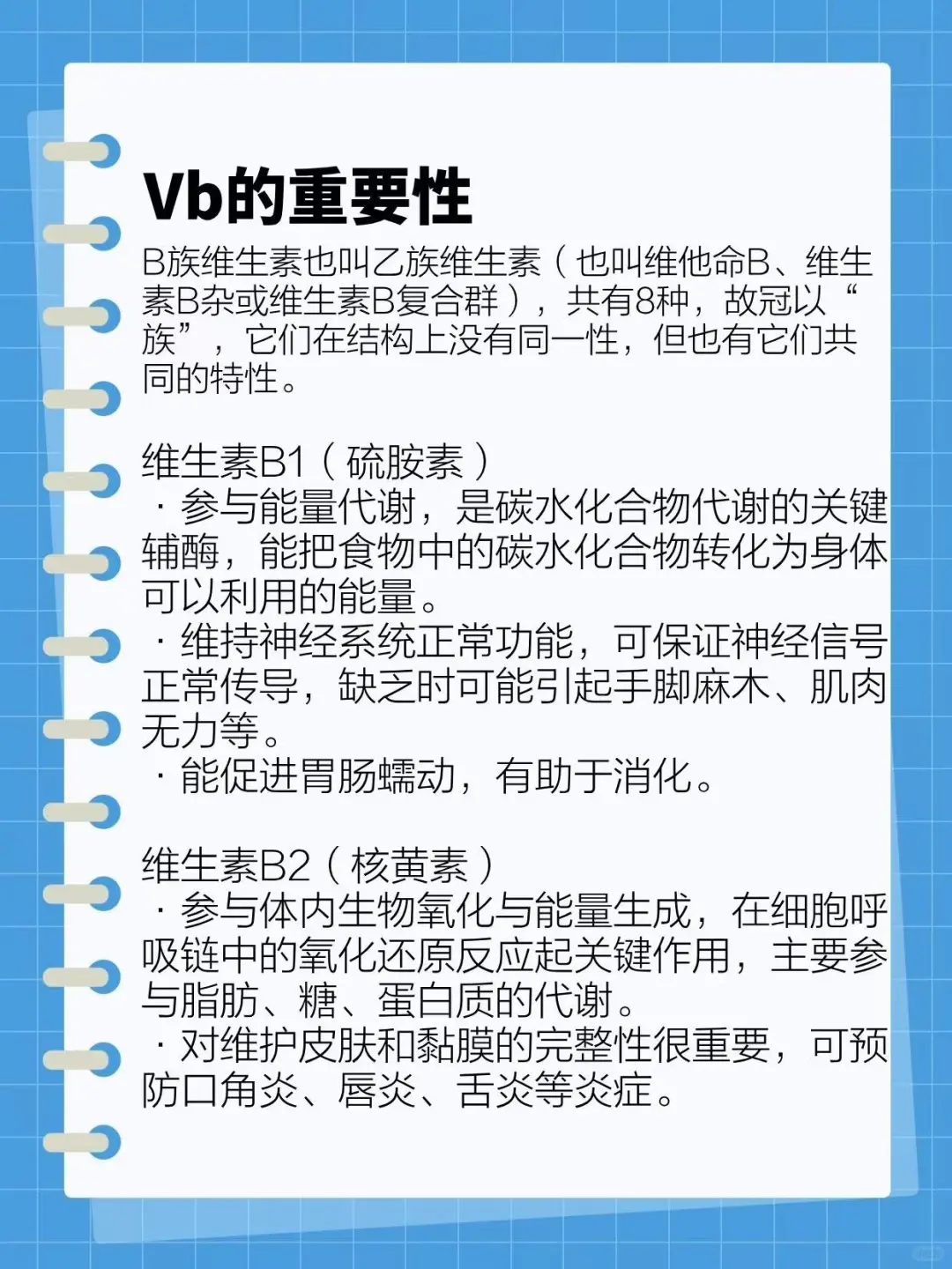 ? b族维生素对人体到底有什么好处