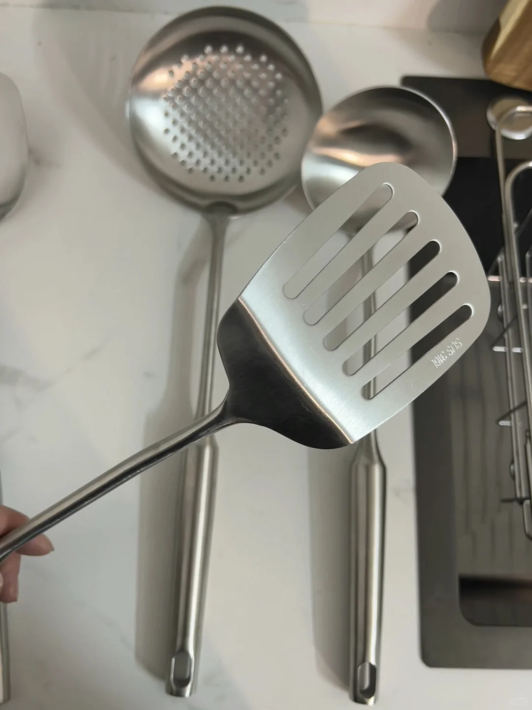 可以一代接一代传承的不锈钢锅铲四件套!!