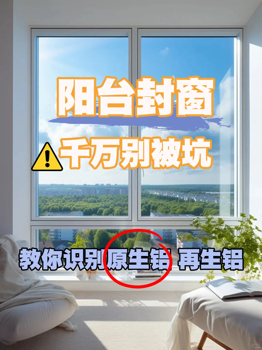 阳台封窗千万别被坑❗教你识别原生铝再生铝