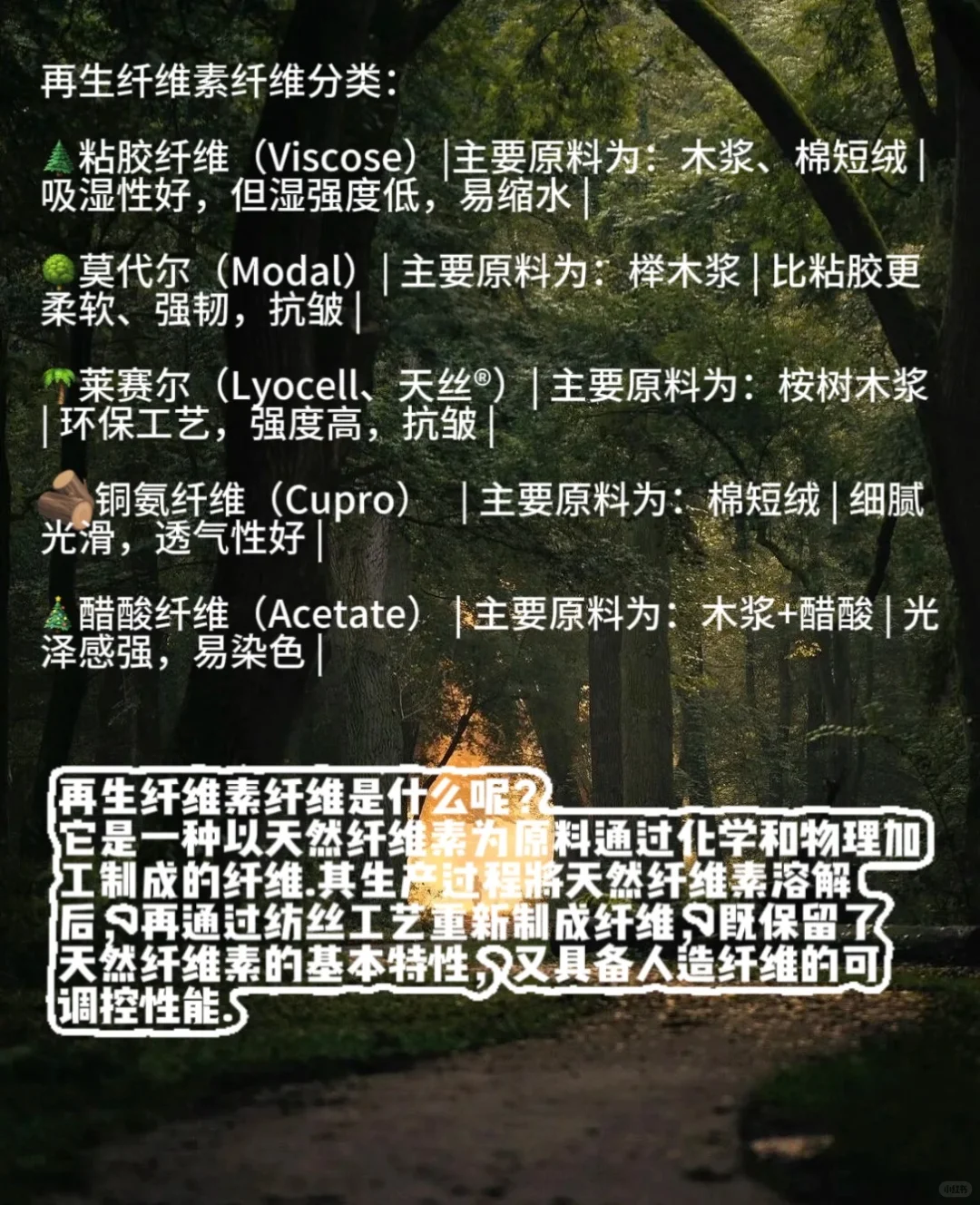 好的面料知识之“再生纤维素纤维”