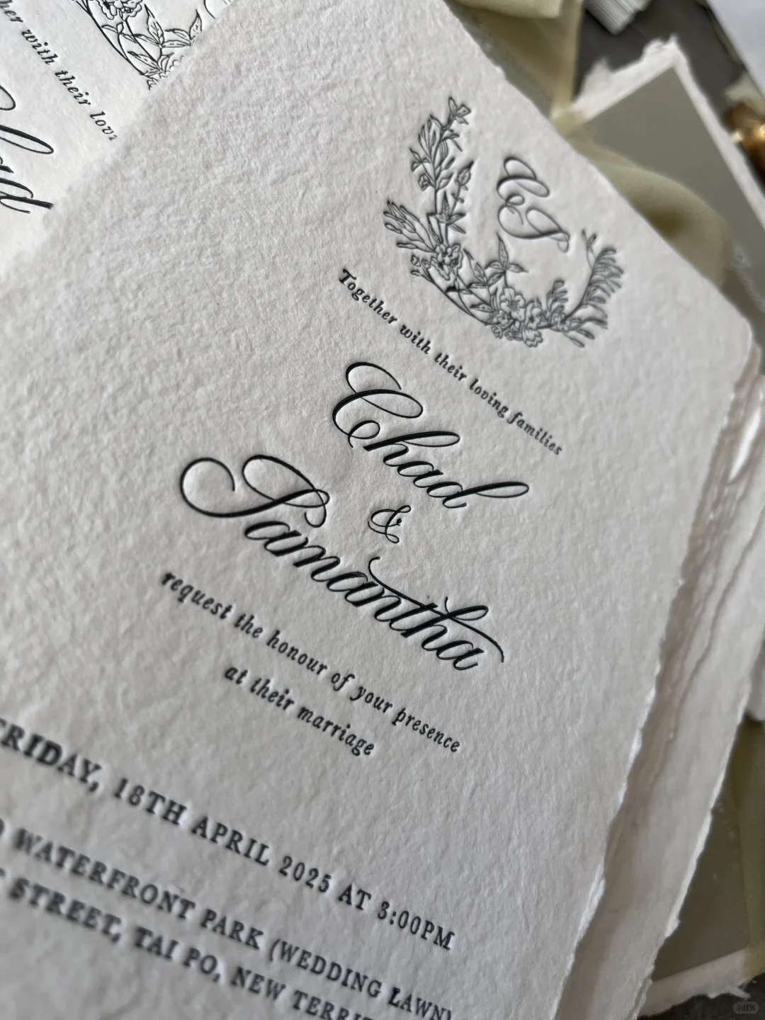 古法手工毛边纸 低调的奢华 letterpress