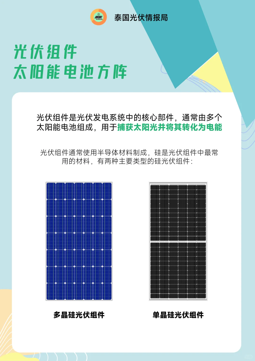 泰国光伏市场观察|光伏系统组成科普