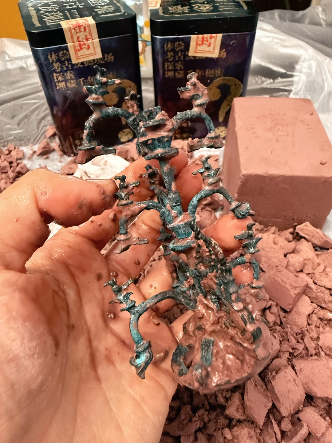 三星堆考古盲盒第二弹开出了青铜神树