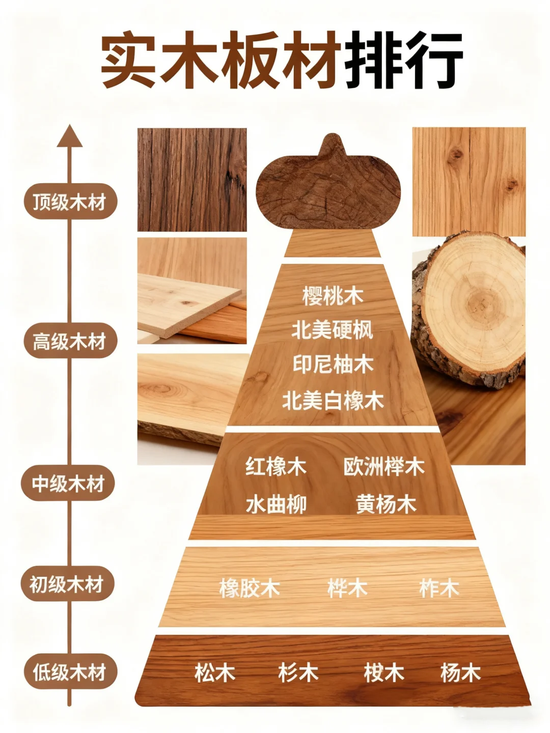 各类木材排名优缺点 怎么选??