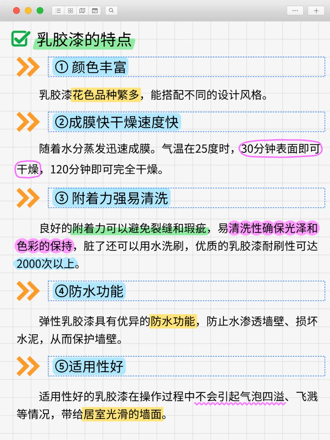 每天学习一个装修小知识｜乳胶漆