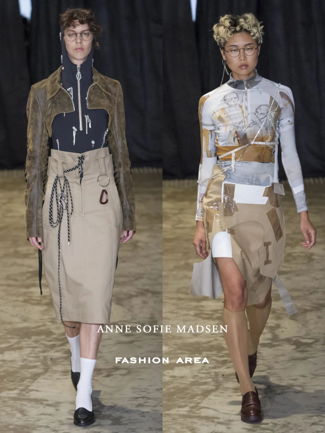 Anne Sofie Madsen 2017SS|鬼才拼接和褶皱