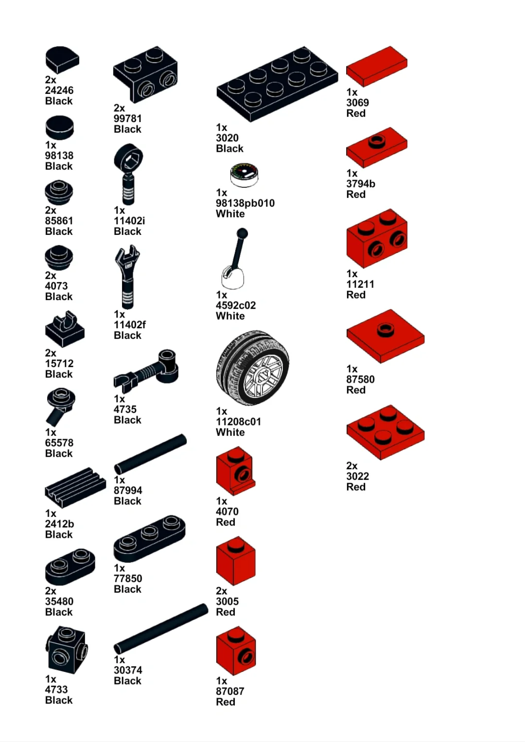 Moc图纸|车辆维修工具 拆胎机和千斤顶