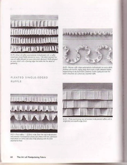 服设资料｜朋友要缝30种不一样的褶皱